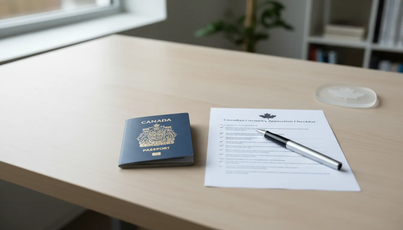 Proof of Canadian Citizenship Application Checklist